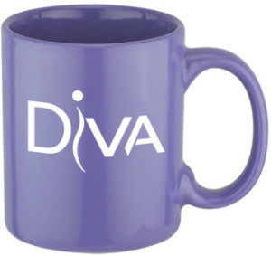 Promotional Ceramic Mugs: 11oz C Handle Coffee Mugs